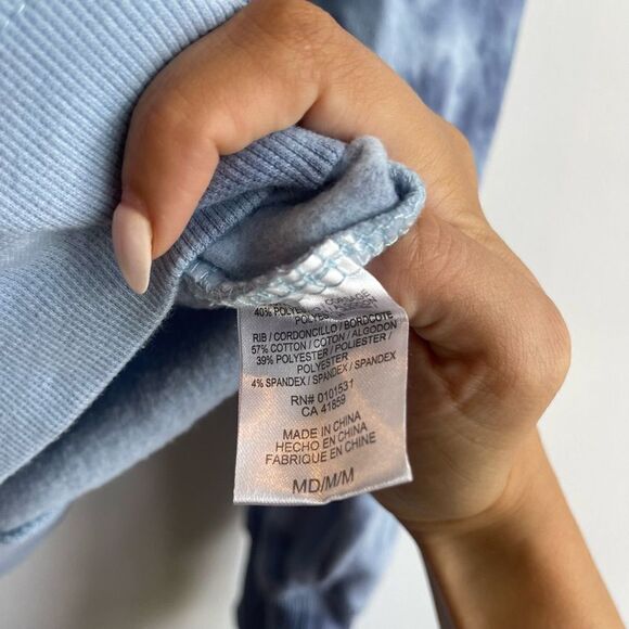 The Simpsons Lisa Simpson Blue Tie Dye ‘Nature Lover’ Pullover - Medium - Picture 3 of 6